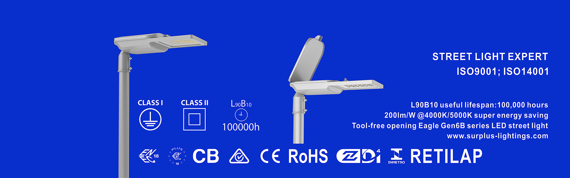 qualità L'Aquila Gen4 195lm/W ENEC ENEC+ CB SAA Zhaga-D4i Street Light Fabbrica